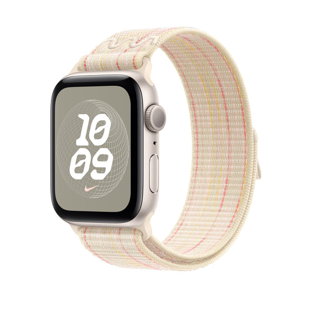 46mm Starlight/Pink Nike Sport&nbsp;Loop