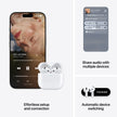 Apple AirPods 5 Active Noise Cancellation USB-C Charging Case - White (MKFW4ZE/A)