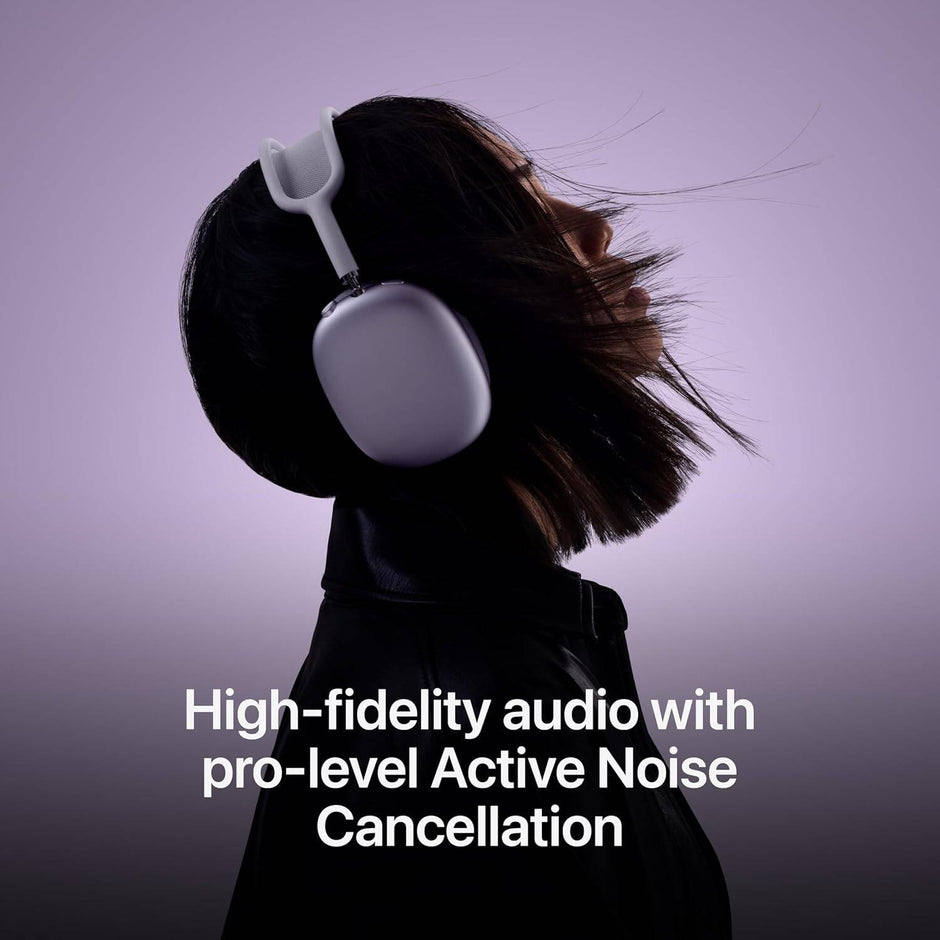 Apple AirPods Max Type-C (2024) Wireless Headphones, Pro-Level Active Noise Cancellation, Transparency Mode, Personalized Spatial Audio, USB-C Charging, Purple | MWW83 AM/A