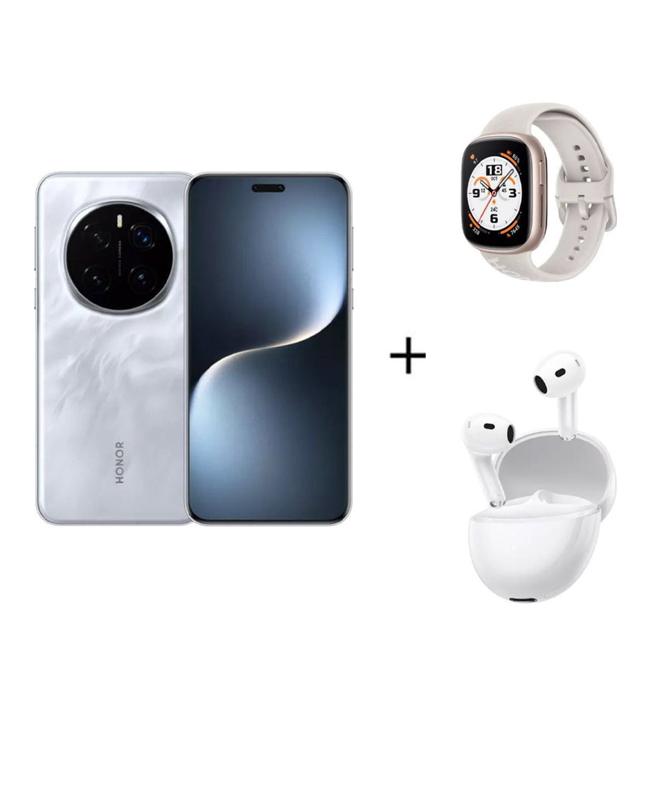 Honor Magic 7 Pro 5G 512GB 12GB RAM Black Dual Sim Smartphone + Watch 4 + S7 TWS Buds - Mobile catalyst