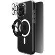 Techpick 4-in-1 Protection Pack Clear Case + Privacy Tempered Glass + Camera Lens Protector + Magnetic Stand Smartphone Case Bundle - Mobile catalyst