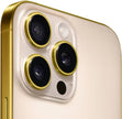 Caviar Luxury 24K Gold Plated Frame Customized iPhone 16 Pro Max 512GB Storage Apple iOS Nano + Esim Middle East Version Desert Titanium | 16ProMaxSideGold - Mobile catalyst