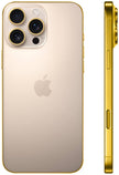 Caviar Luxury 24K Gold Plated Frame Customized iPhone 16 Pro Max 512GB Storage Apple iOS Nano + Esim Middle East Version Desert Titanium | 16ProMaxSideGold - Mobile catalyst