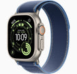 Apple Watch Ultra 3 GPS + Cellular, 49mm Natural Titanium Case with Light Blue Alpine Loop - Large