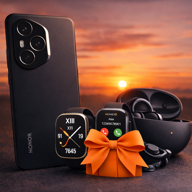 HONOR 400 Pro 5G 512GB – Midnight Black | Free Gifts (Smartwatch + Earbuds)