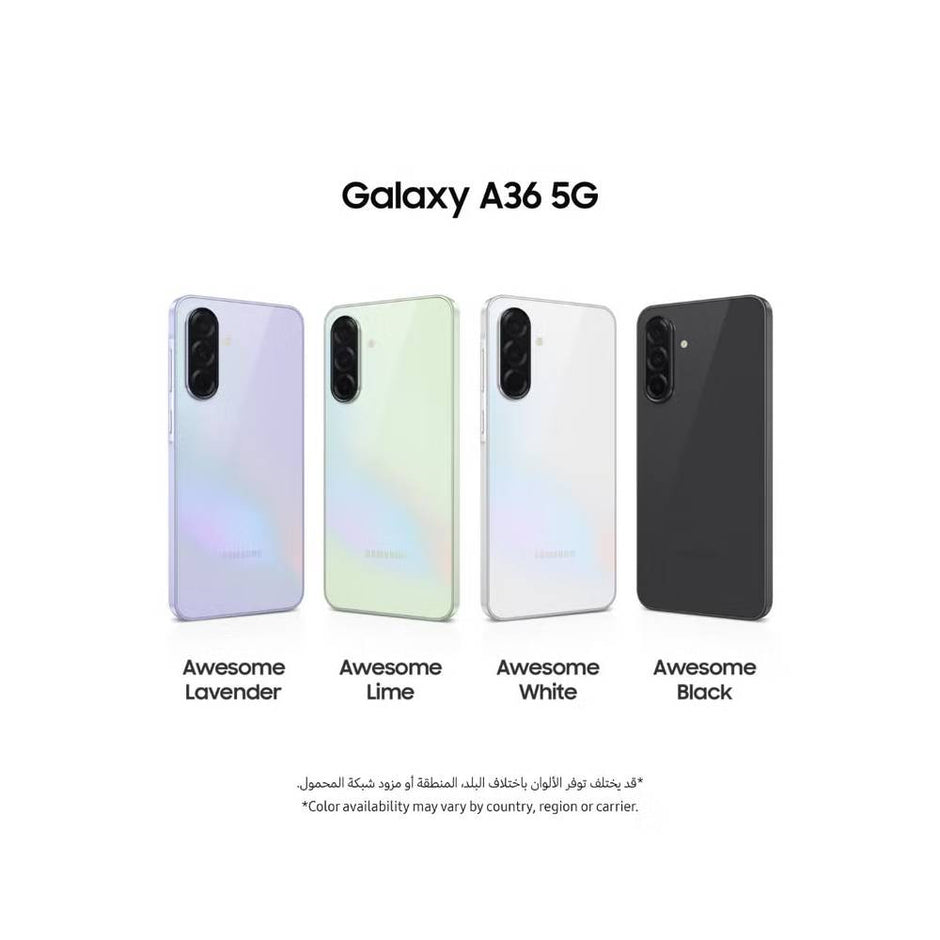 Samsung Galaxy A36 5G (8GB RAM, 128GB Storage) – Dual SIM – Super AMOLED –