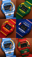 Casio G-Shock World Cup Edition Digital Sports Watch ساعة كاسيو جي شوك الرياضية الرقمية - إصدار كأس العالم