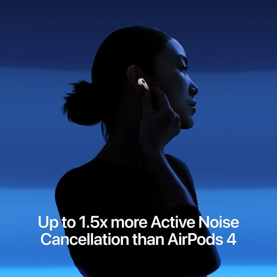 Apple AirPods 5 Active Noise Cancellation USB-C Charging Case - White (MKFW4ZE/A)