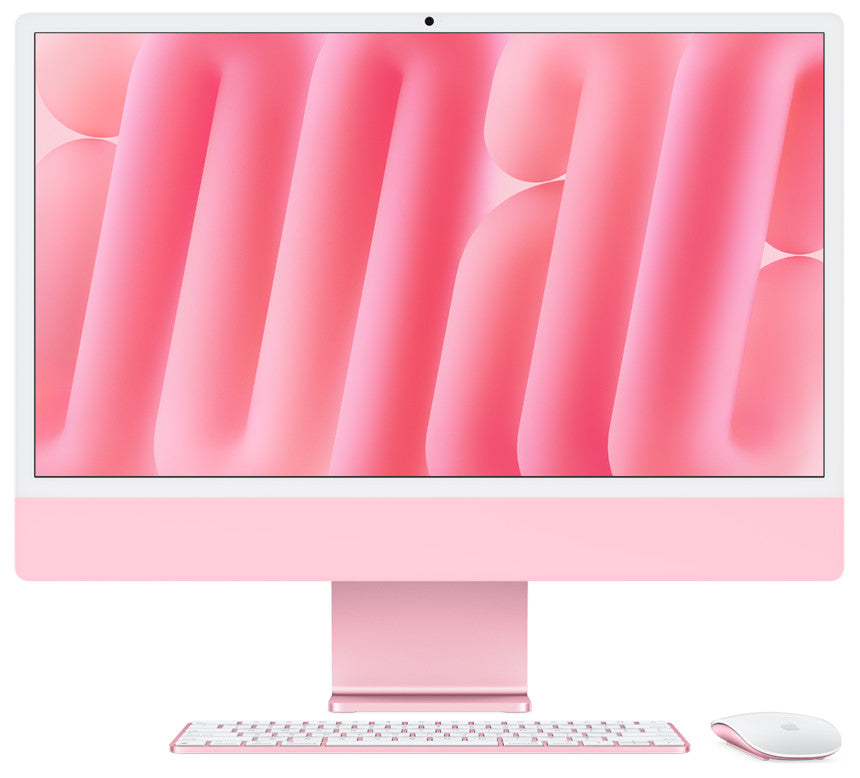 iMac 24-inch Retina 4.5K Display, M4 Chip 8-Core CPU 8-Core GPU Processor 16GB RAM 256GB SSD macOS English Pink