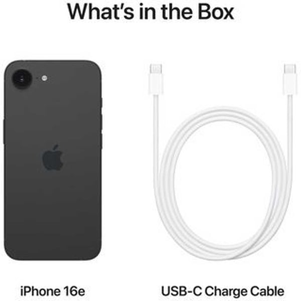 Apple iPhone 16e (256GB) – Black Middle East Version with FaceTime