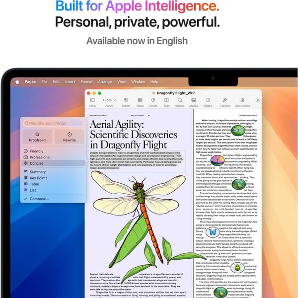 Apple MacBook Air M4 13-inch (2025) – 10-core CPU / 16GB RAM / 256GB SSD / 8-core GPU / macOS Sequoia / English Keyboard / Midnight / Middle East Version