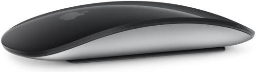 Apple Magic Mouse 3, Multi-Touch Surface, Wireless and Rechargeable, Bluetooth, Works with Mac or iPad, Woven USB Type-C to Lightning Cable, Black | MMMQ3